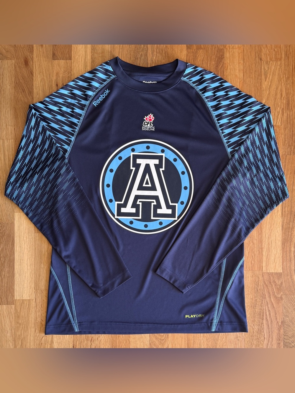 SMALL (Men’s) | CFL - Toronto Argonauts Long Sleeve | Reebok | Double Blue